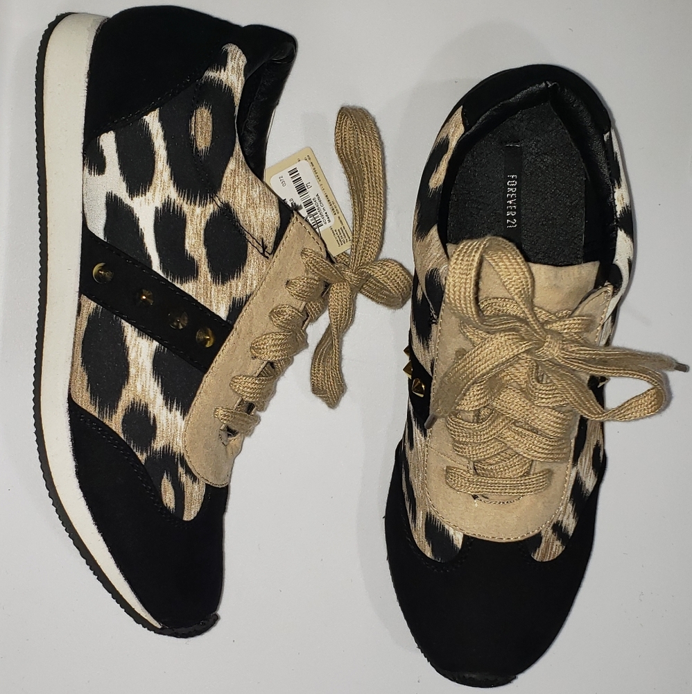 Leopard Print Sneakers